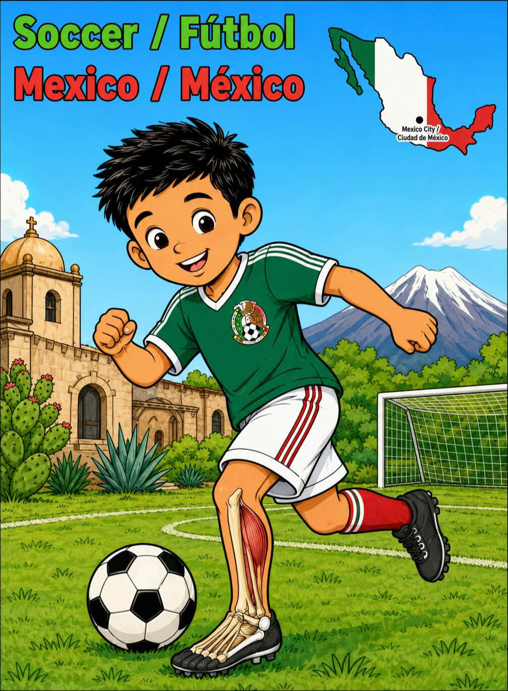 Soccer Mexico color